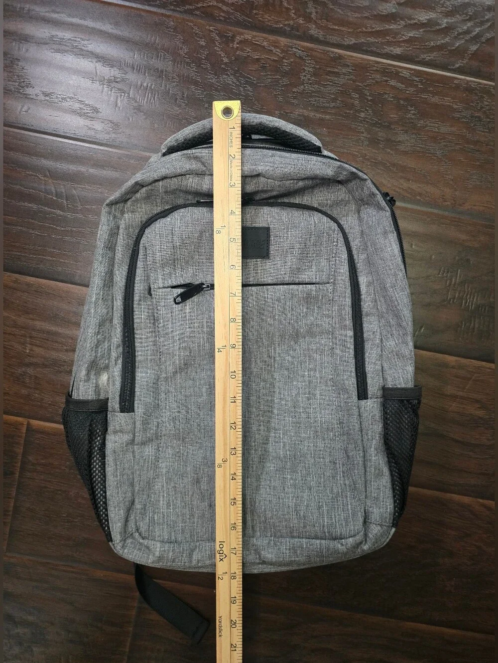 Enforce Grey Multi Zipper Compartment Utility Backpack